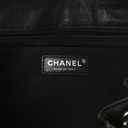 Chanel Caviar Diagonal Ligne Flap Black 6 of 12