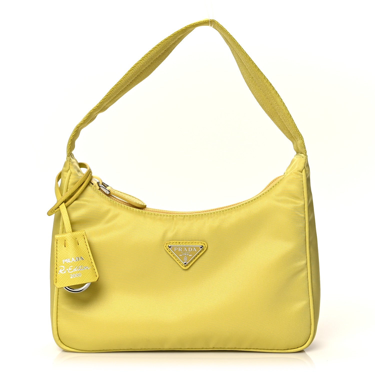 Prada Tessuto Nylon Saffiano Mini Re-Edition 2000 Bag Ananas 1 of 13