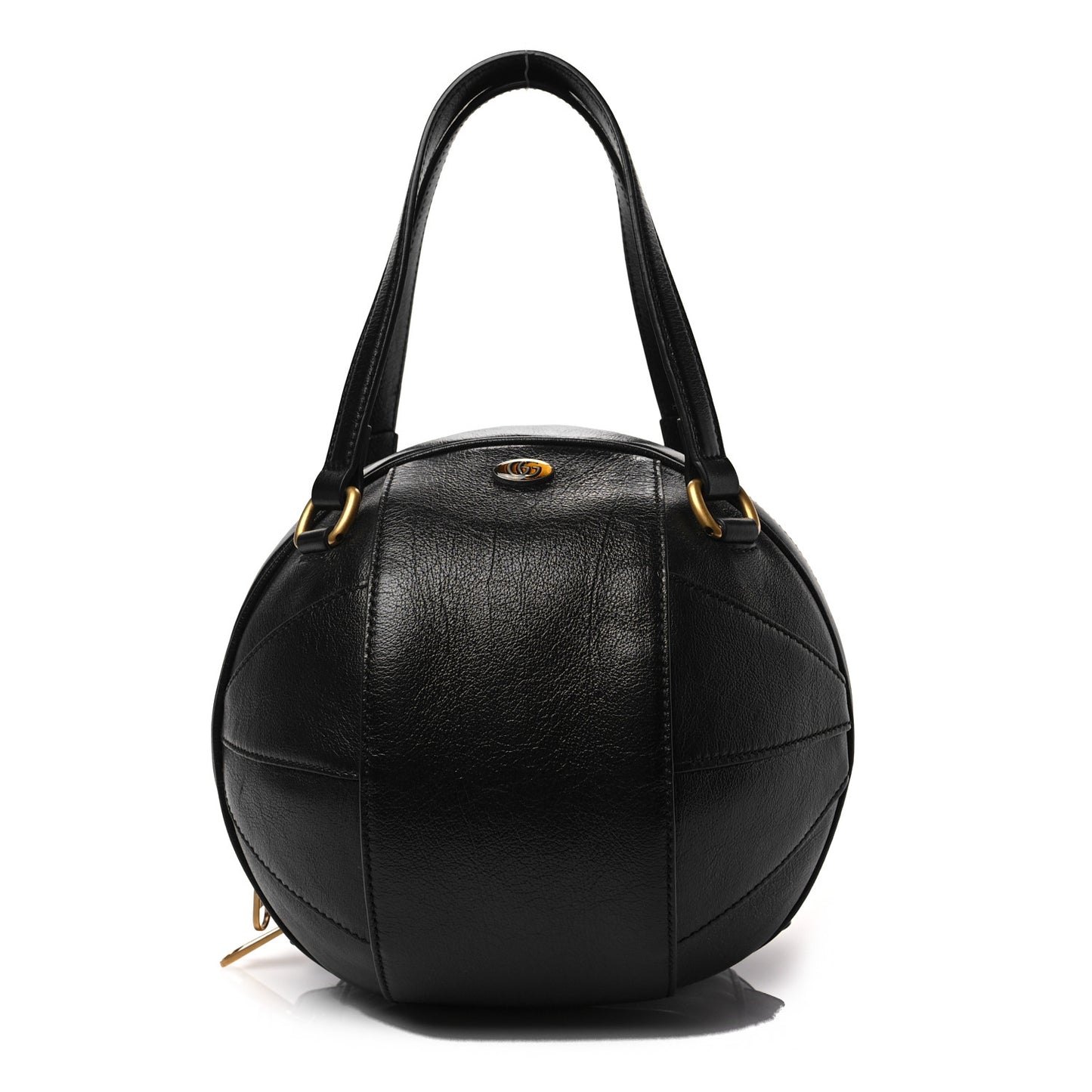 Piuma Lux Energy Tifosa Basketball Shaped Shoulder Bag Black