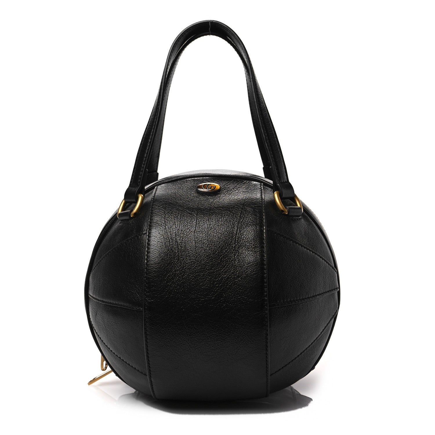 Gucci Piuma Lux Energy Tifosa Basketball Shaped Shoulder Bag Black 1 of 8