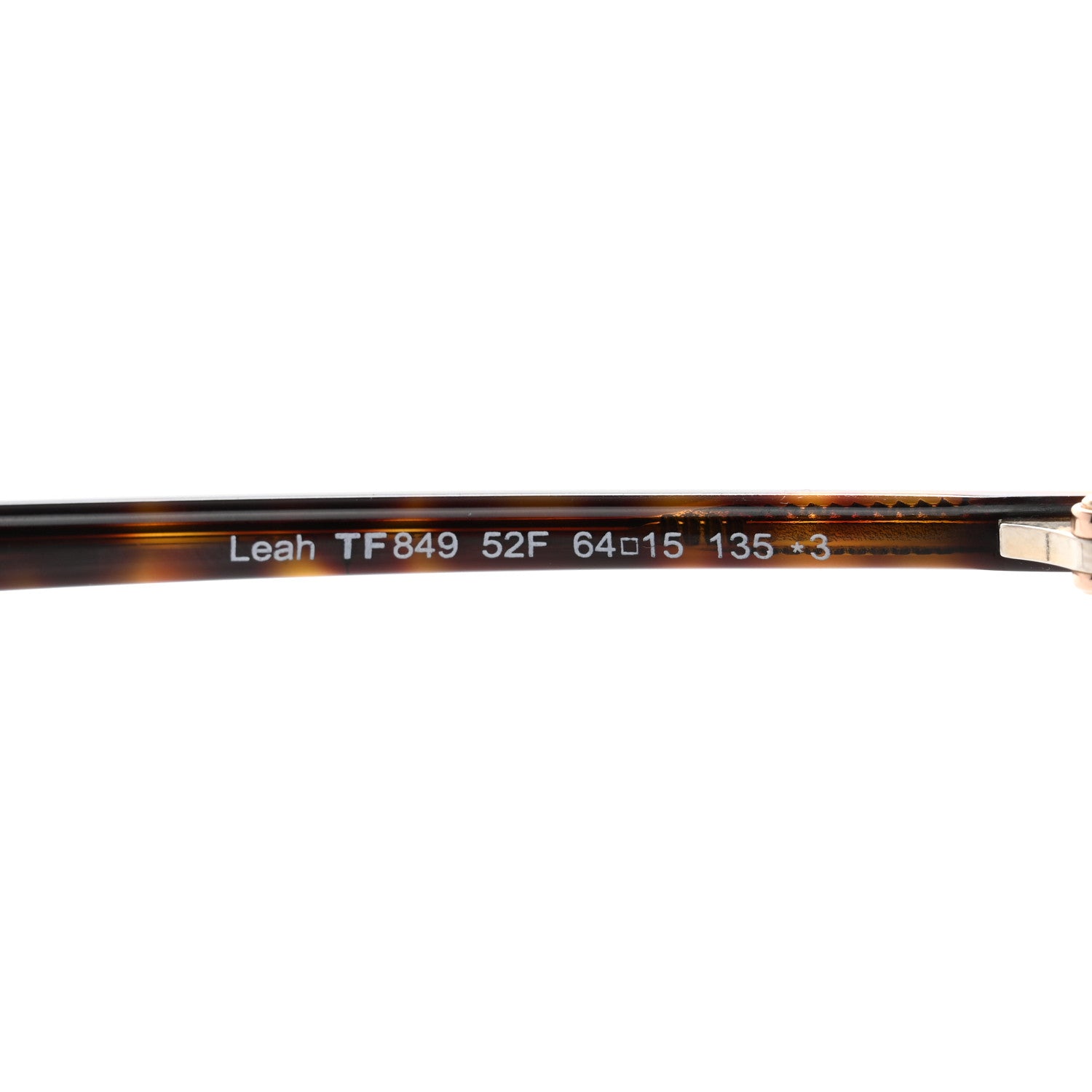 Tom Ford Leah Cat Eye Sunglasses FT849 Tortoiseshell 7 of 8
