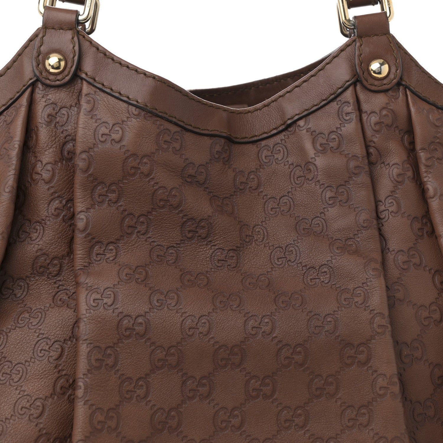 Gucci Guccissima Signature Large Sukey Tote Brown 14 of 35