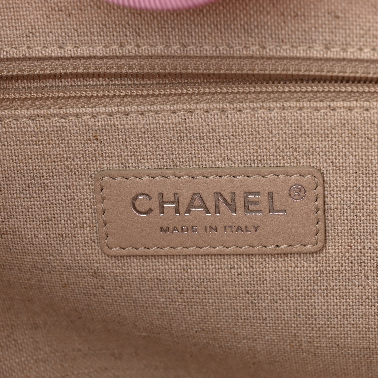 Chanel Mixed Fibers Small Deauville Tote Pink 7 of 11
