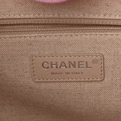 Chanel Mixed Fibers Small Deauville Tote Pink 7 of 11