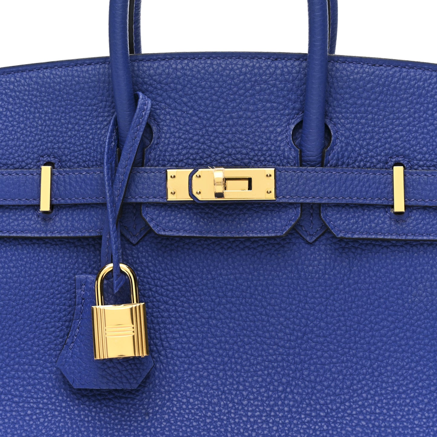 Togo Birkin 25 Bleu Electrique