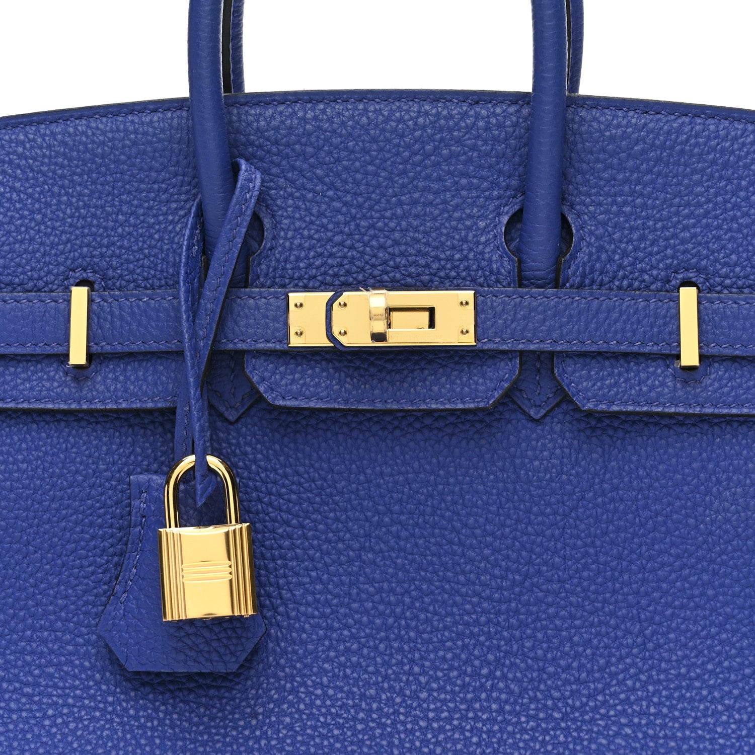 Hermes Togo Birkin 25 Bleu Electrique 8 of 13