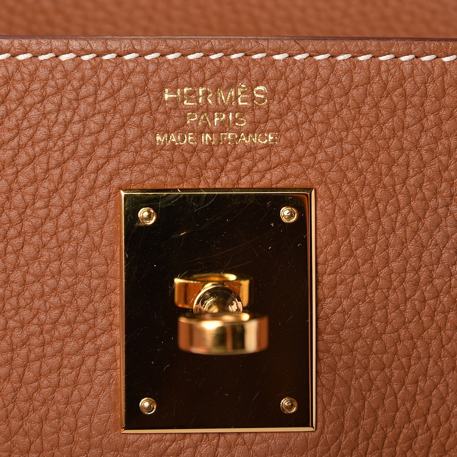 Hermes Togo Kelly Retourne 32 Gold 11 of 36