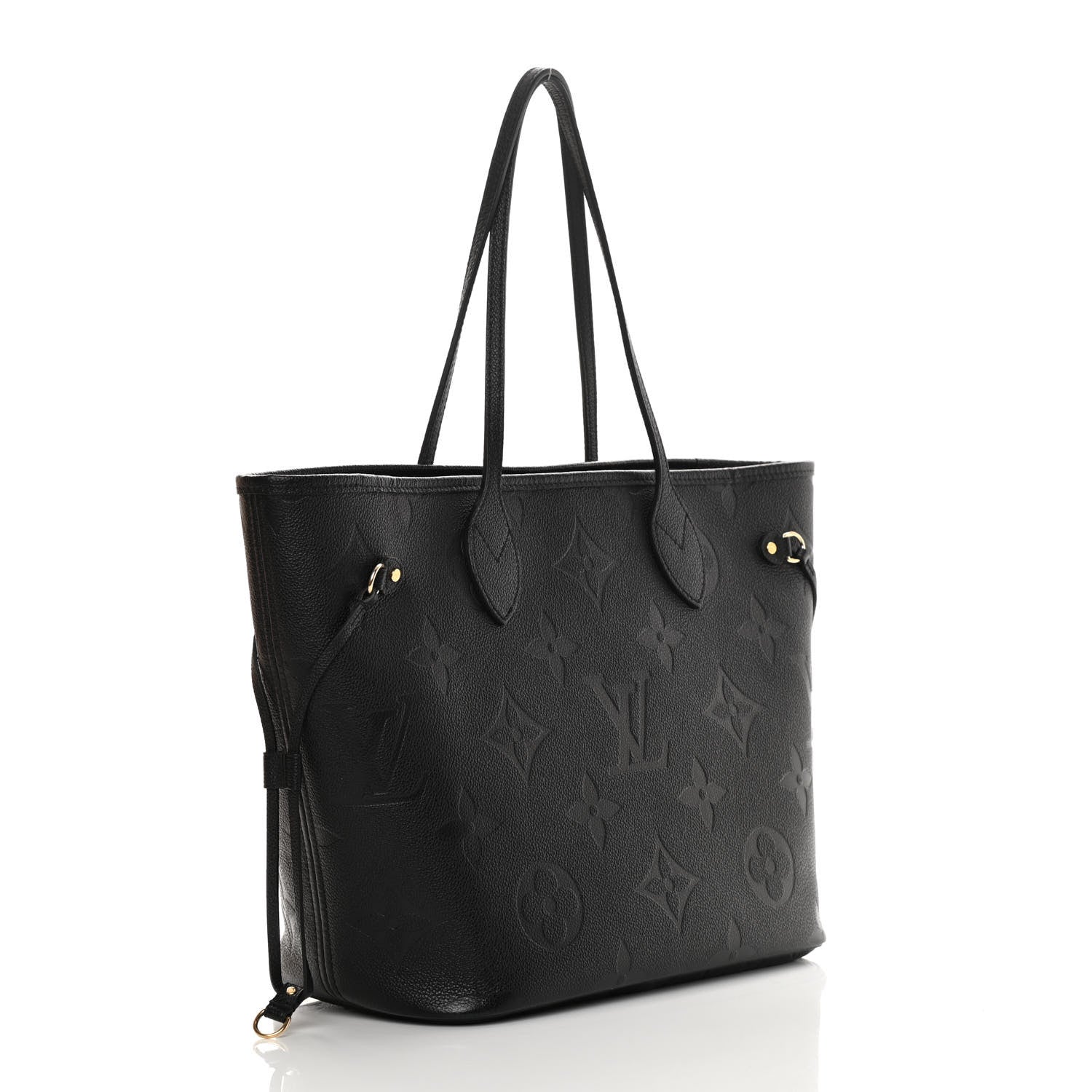 Louis Vuitton Empreinte Monogram Giant Neverfull MM Black 3 of 11