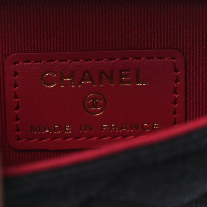 Chanel Jersey Quilted Micro Mini Flap Black 6 of 11