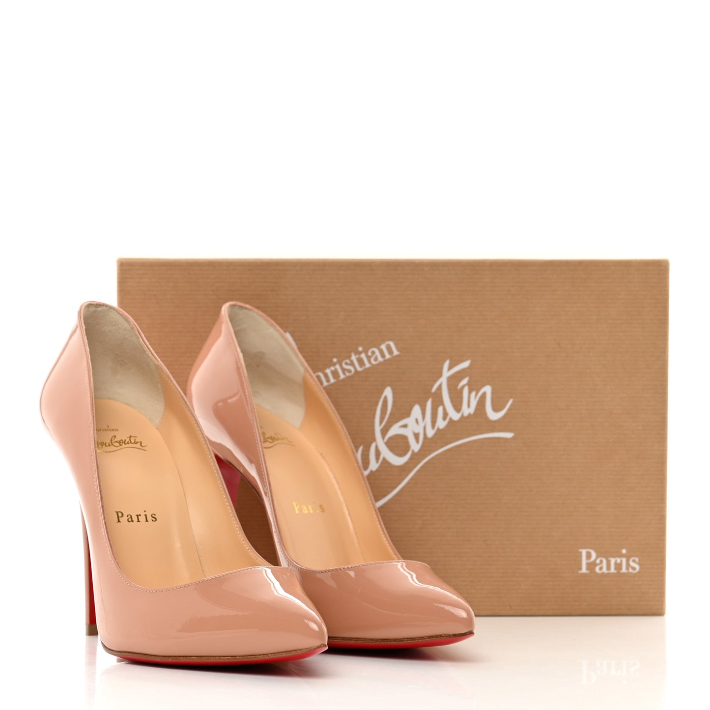 Patent Pigalle Follies 100 Pumps 37 Nude
