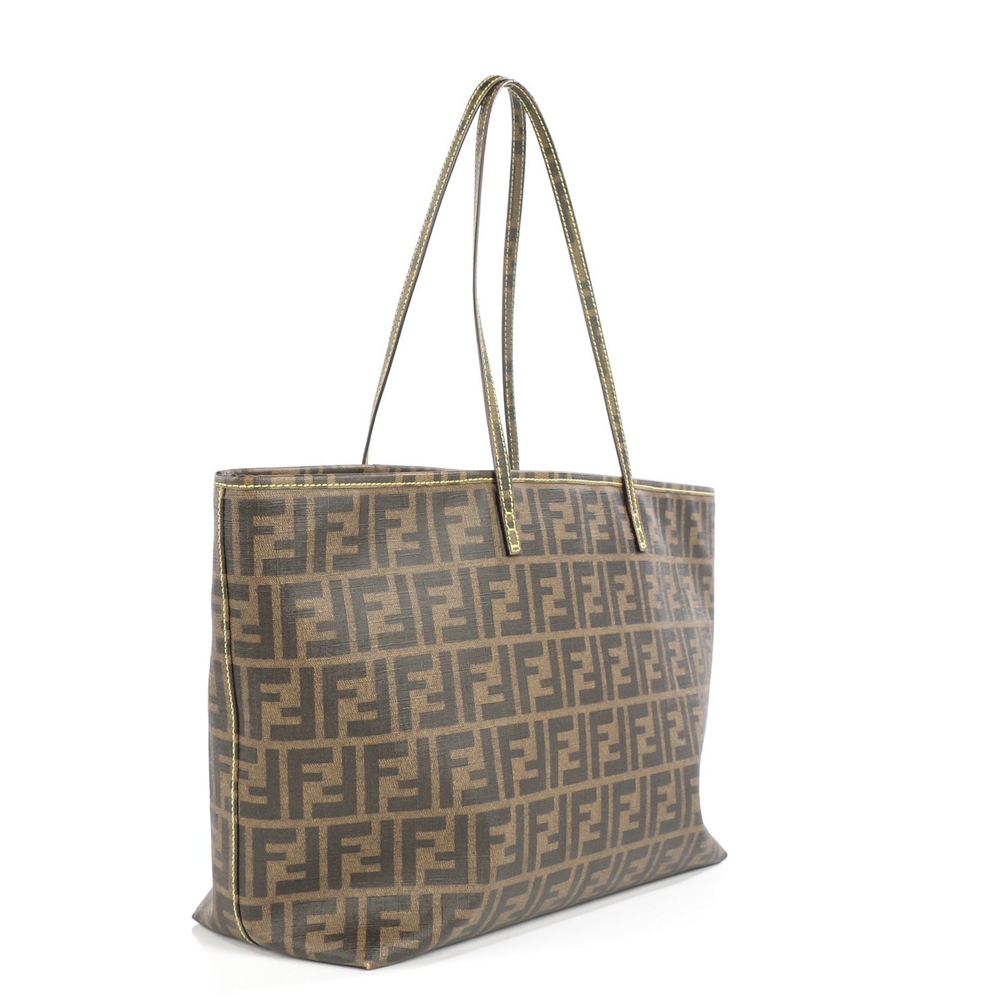 Zucca Spalmati Medium Roll Tote Tobacco Giallo