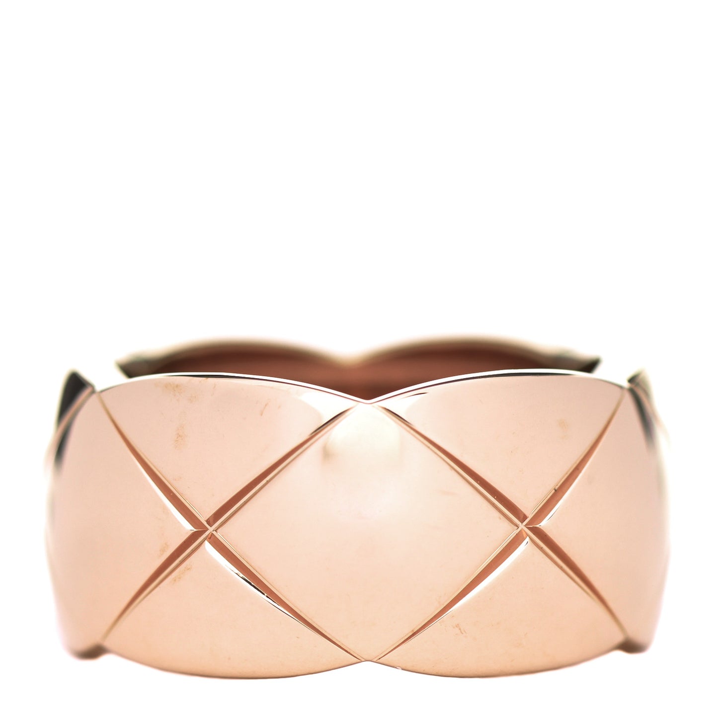 18K Beige Gold Medium Coco Crush Ring 58 8.5