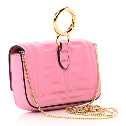 Fendi Nappa Matisse FF Embossed Nano Baguette Charm Lollypop 3 of 15