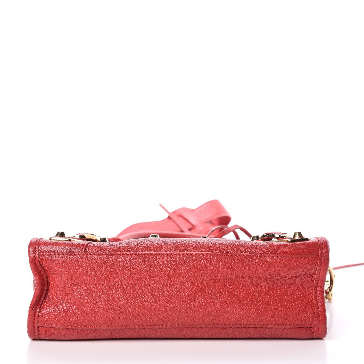 Balenciaga Chevre Gold Metallic Edge Hardware Mini City Rouge Grenade 15 of 20