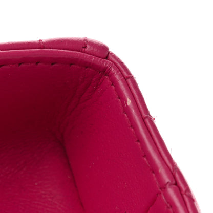 Christian Dior Lambskin Cannage Medium Lady Dior Pink 8 of 9