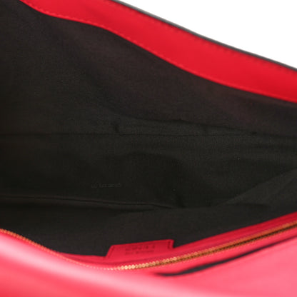 Fendi Nappa FF 1974 Embossed Baguette Lampone 5 of 8