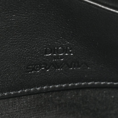 Christian Dior x Sorayama Calfskin Zipped Pouch Black 6 of 11