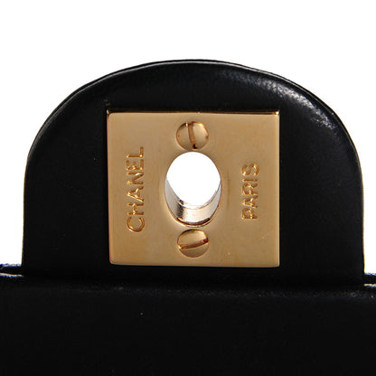 Chanel Lambskin Quilted Mini Square Flap Black 9 of 9