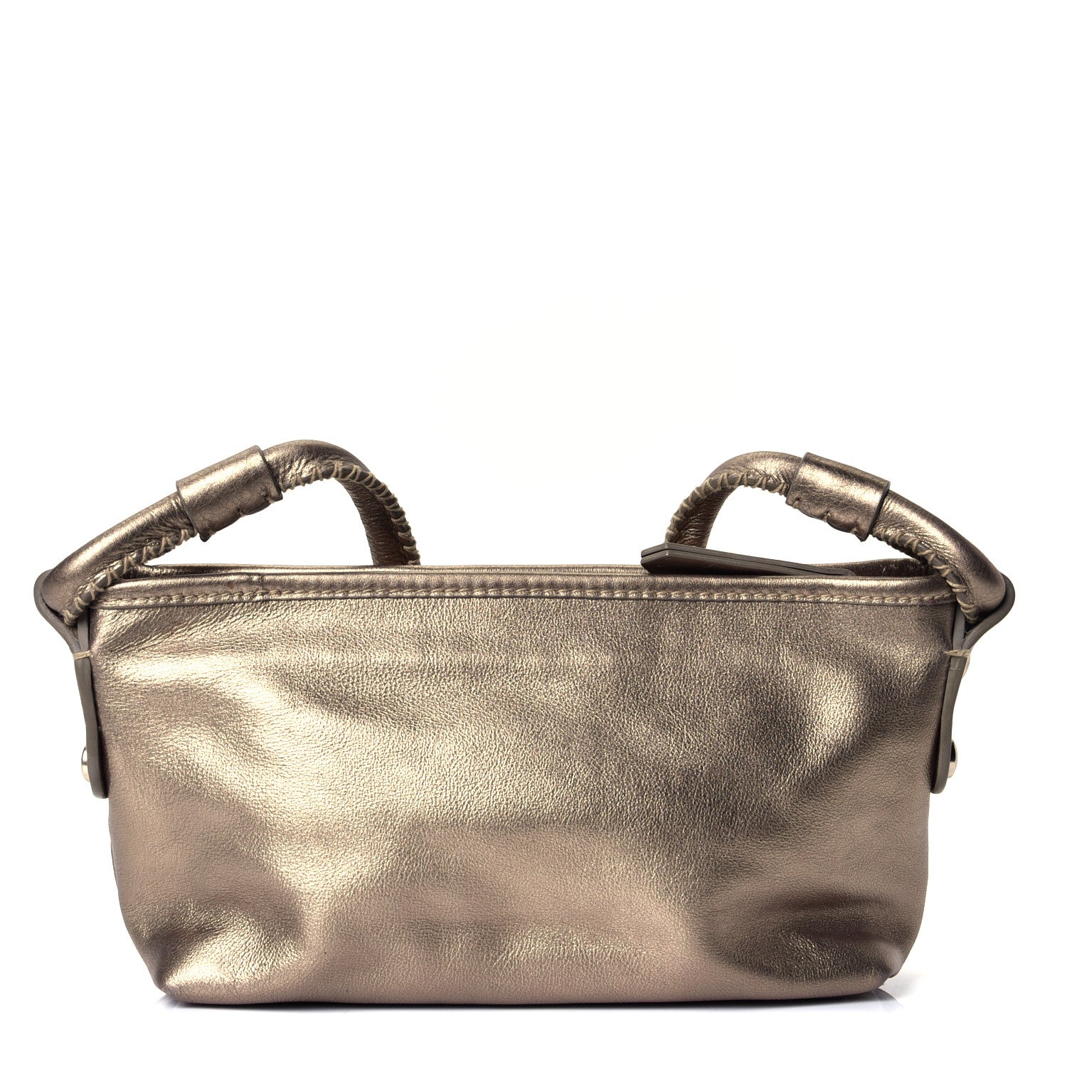 Burberry Metallic Calfskin Shoulder Bag Gold 1 of 4