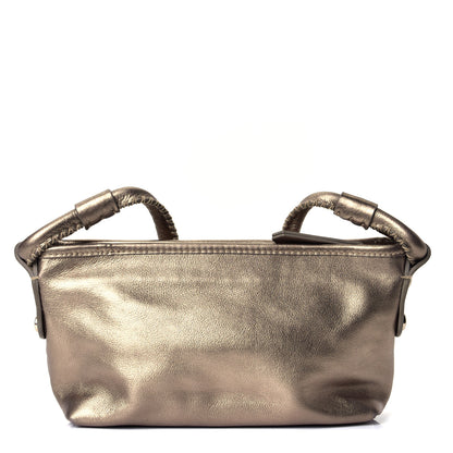 Burberry Metallic Calfskin Shoulder Bag Gold 1 of 4