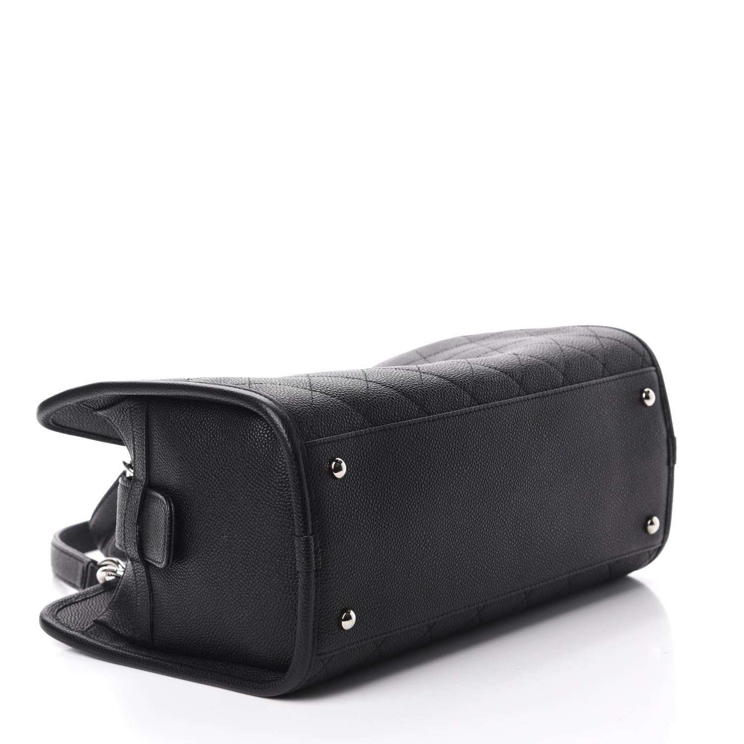 Chanel Caviar Stitched Shopping Tote Black 5 of 11