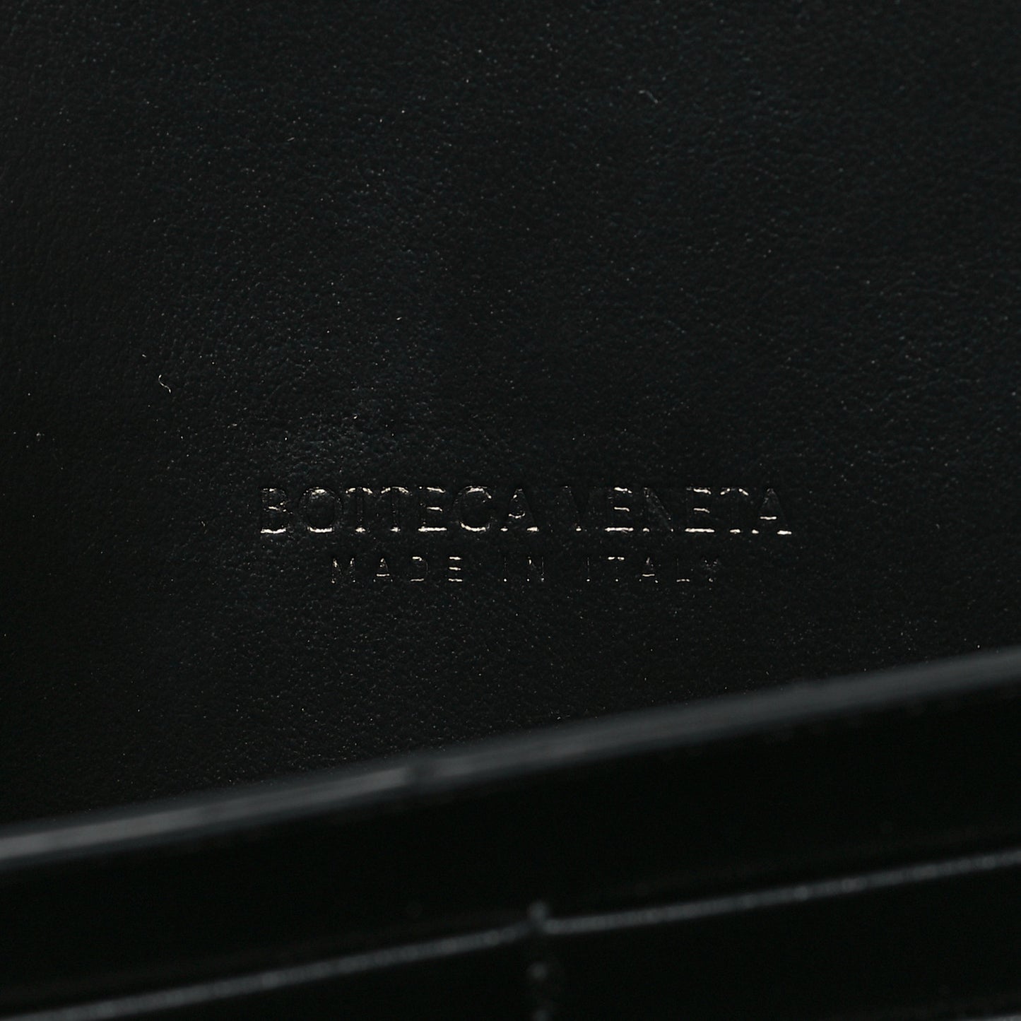 Nappa Intrecciato Long Andiamo Top Handle Clutch Black