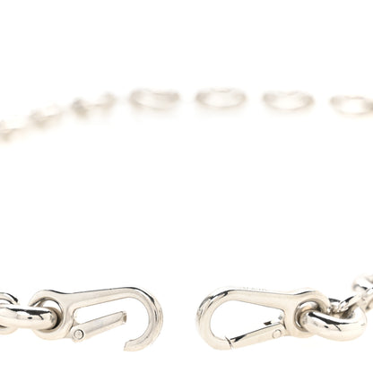 Loewe Aluminum Stainless Steel Chunky Donut Chain Shoulder Strap Silver 3 of 3