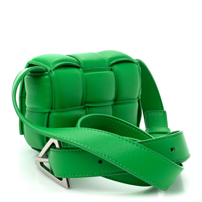 Bottega Veneta Lambskin Maxi Intreccio Padded Candy Cassette Crossbody Bag Parakeet 3 of 11