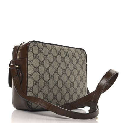 Gucci GG Supreme Monogram Small Horsebit 1955 Shoulder Bag Beige Brown Sugar 2 of 10
