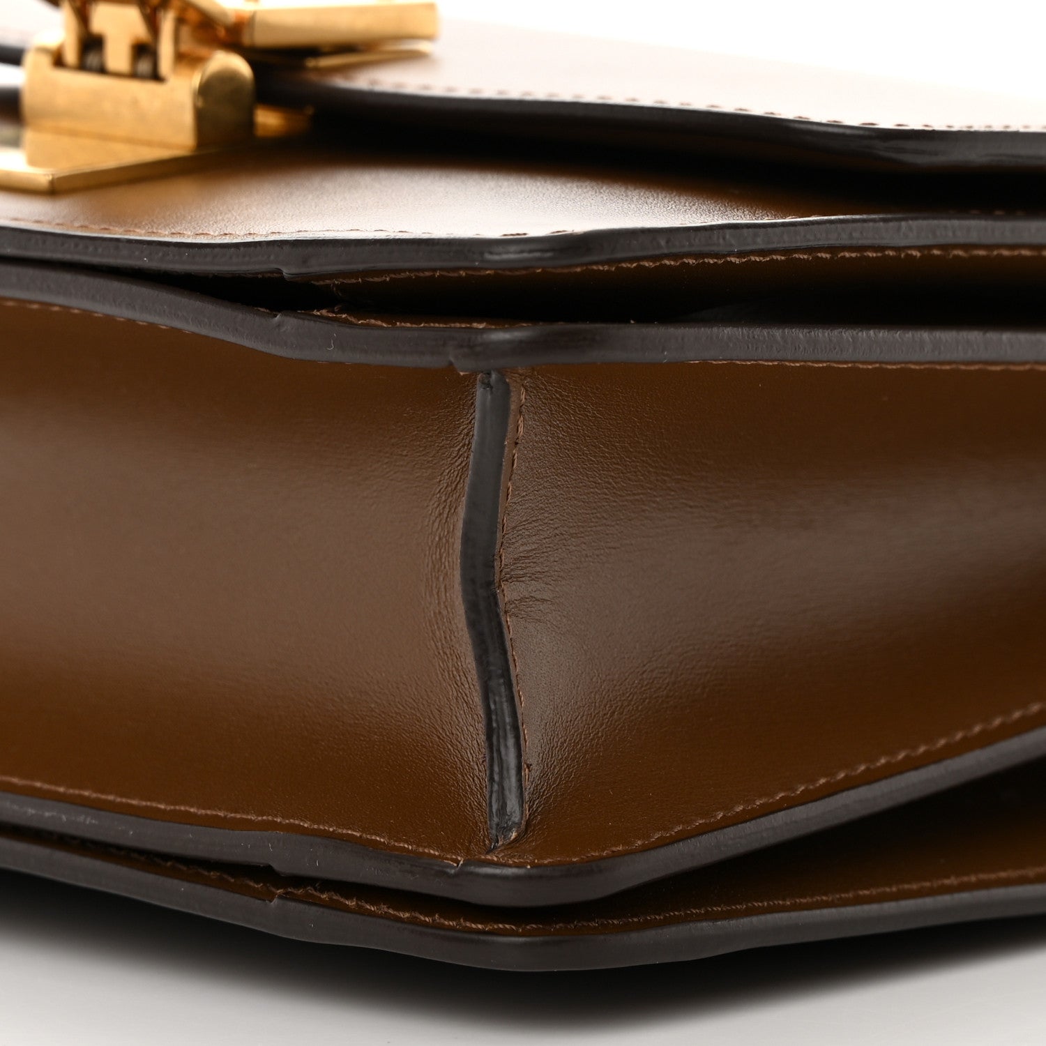 Celine Smooth Calfskin Small Classic Box Flap Bag Camel 10 of 13