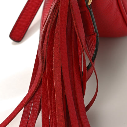 Gucci Pebbled Calfskin Small Soho Disco Bag Tabasco Red 11 of 12