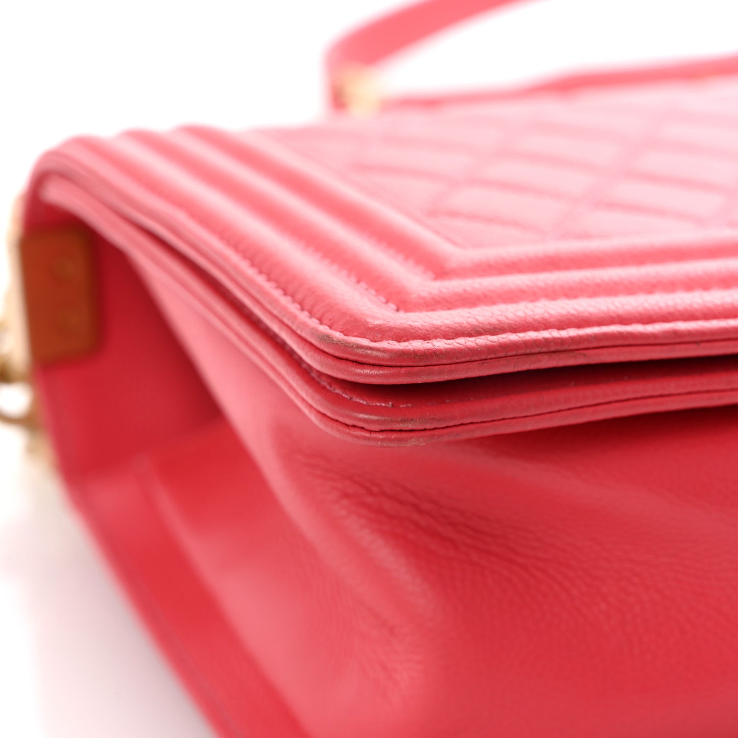 Caviar Quilted Medium Boy Flap Pink