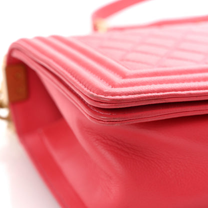 Chanel Caviar Quilted Medium Boy Flap Pink 11 of 11