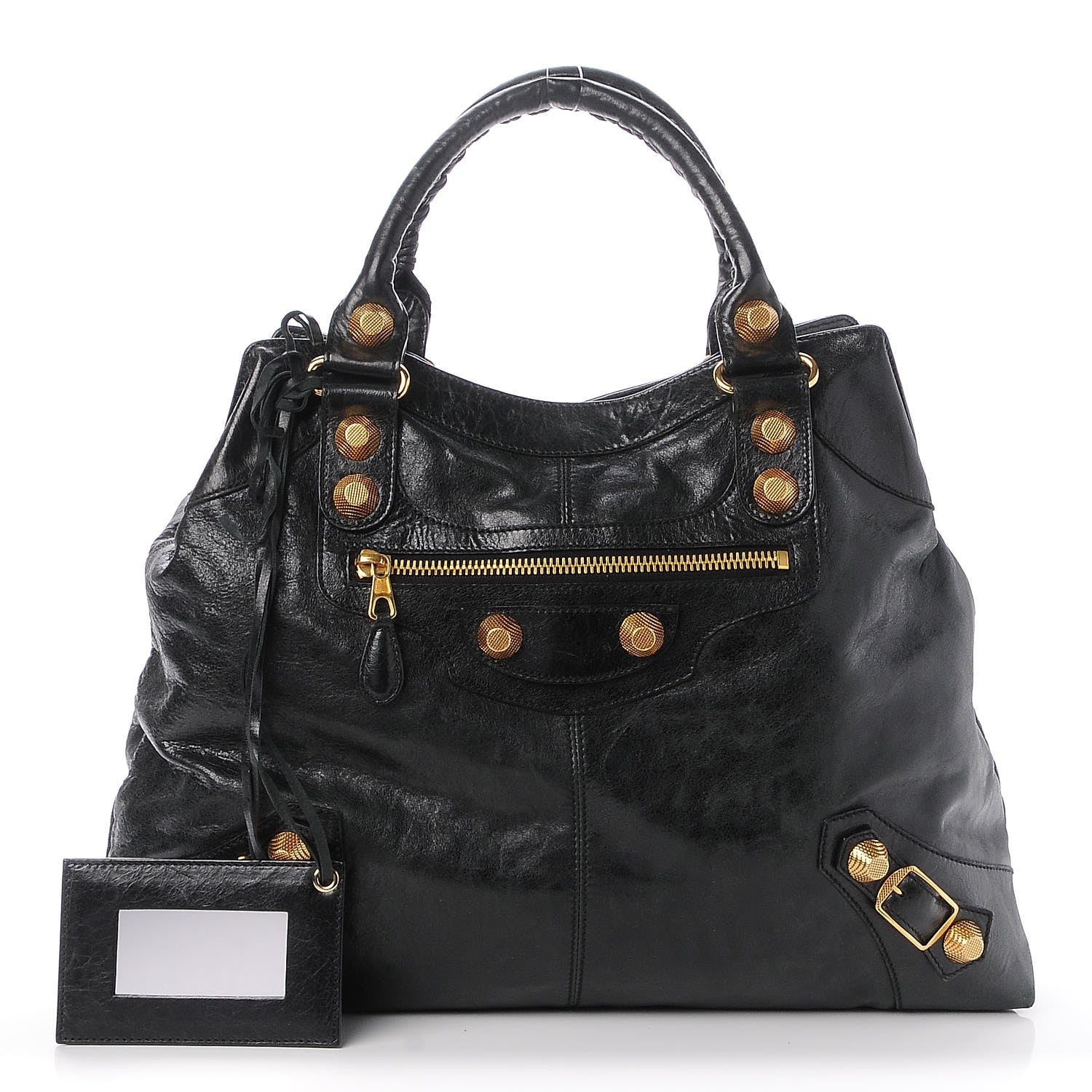 Balenciaga Agneau Giant 21 Gold Hardware Brief Black 1 of 7