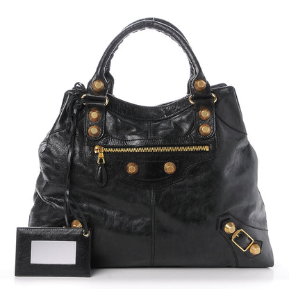 Balenciaga Agneau Giant 21 Gold Hardware Brief Black 1 of 7