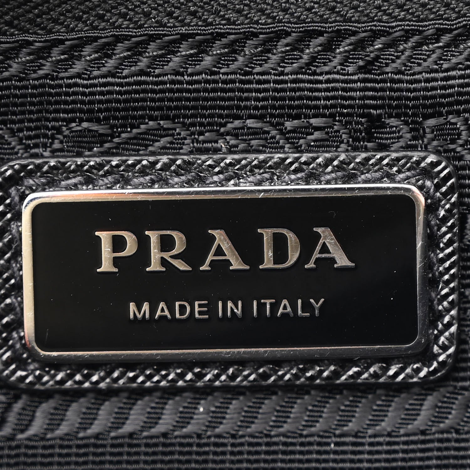 Prada Re-Nylon Saffiano Belt Bag Black 6 of 10