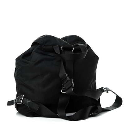 Prada Tessuto Nylon Saffiano Medium Backpack Black 3 of 9