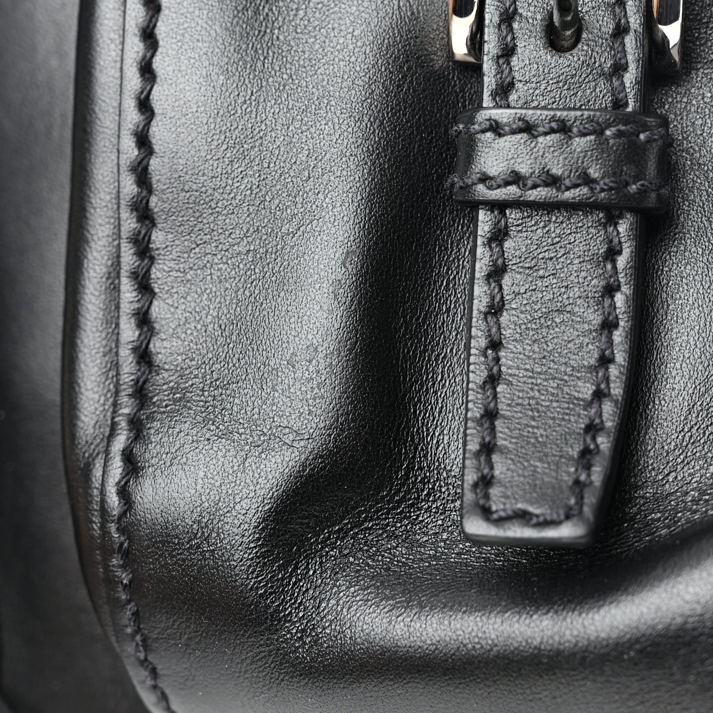 Calfskin Backpack Black
