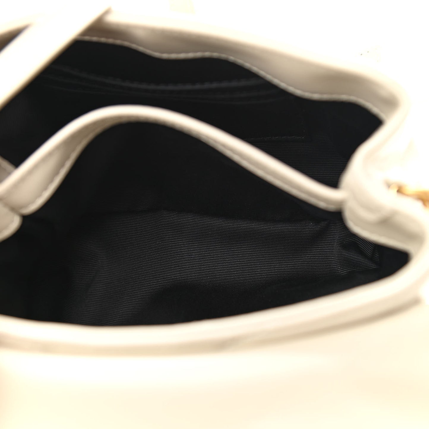 Calfskin Y Quilted Monogram Toy Loulou Crossbody Bag Ivory