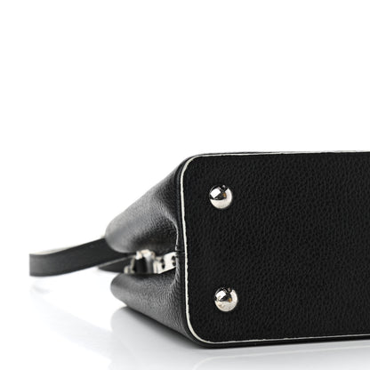 Louis Vuitton Taurillon Stitched Capucines PM Black 8 of 10