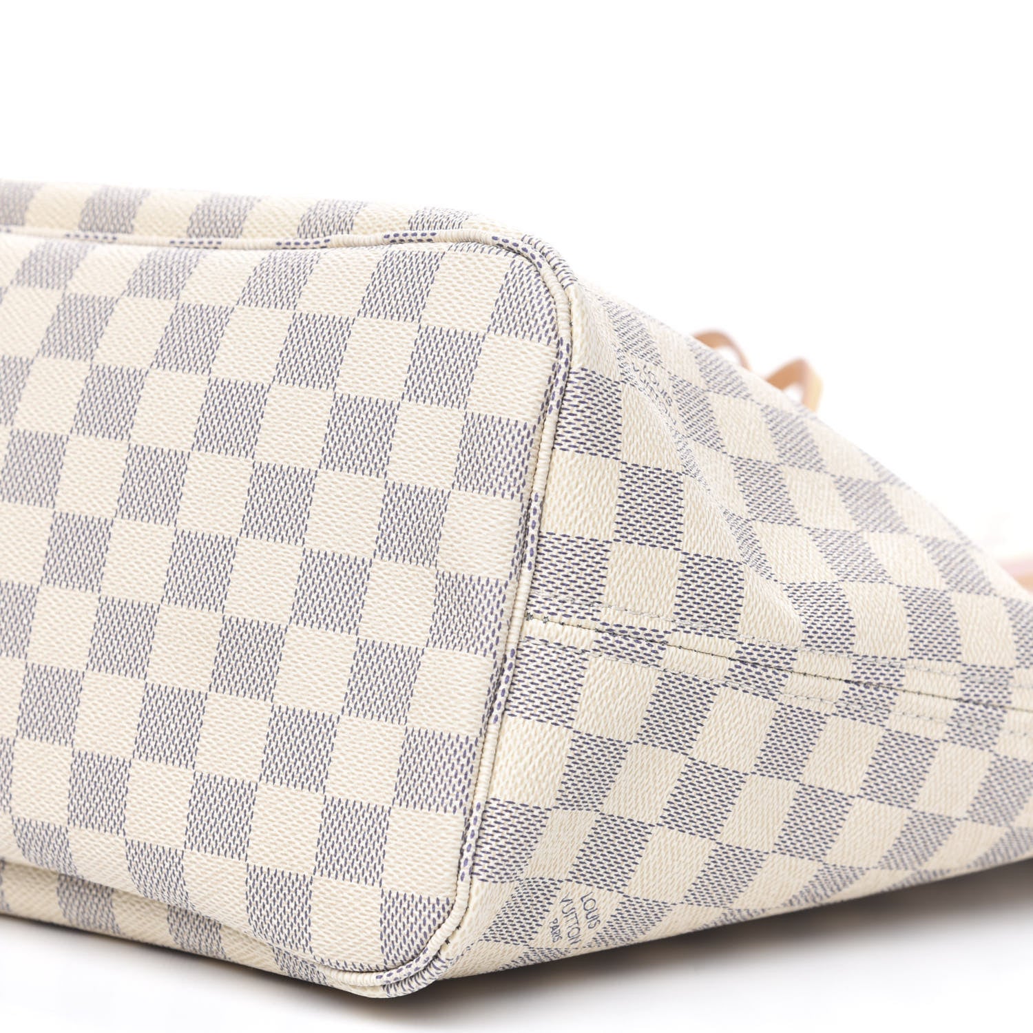 Louis Vuitton Damier Azur Neo Neverfull MM Rose Ballerine 9 of 9
