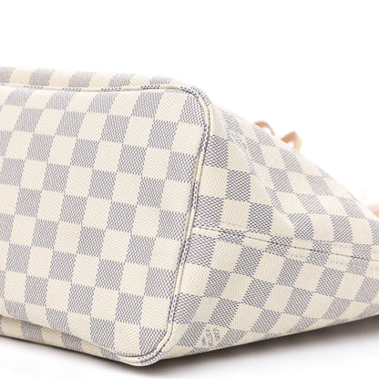 Louis Vuitton Damier Azur Neo Neverfull MM Rose Ballerine 9 of 9