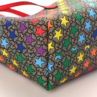 Gucci GG Supreme Monogram Childrens Star Print Tote Multicolor 9 of 10