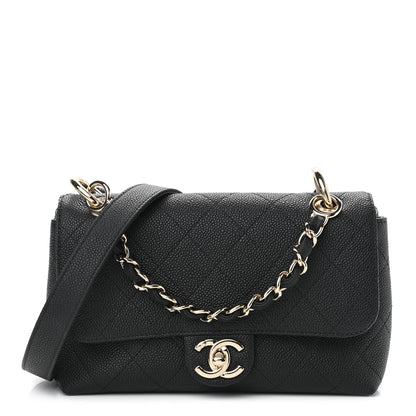 Chanel Caviar Quilted Small City Walk Flap Black 1 of 10