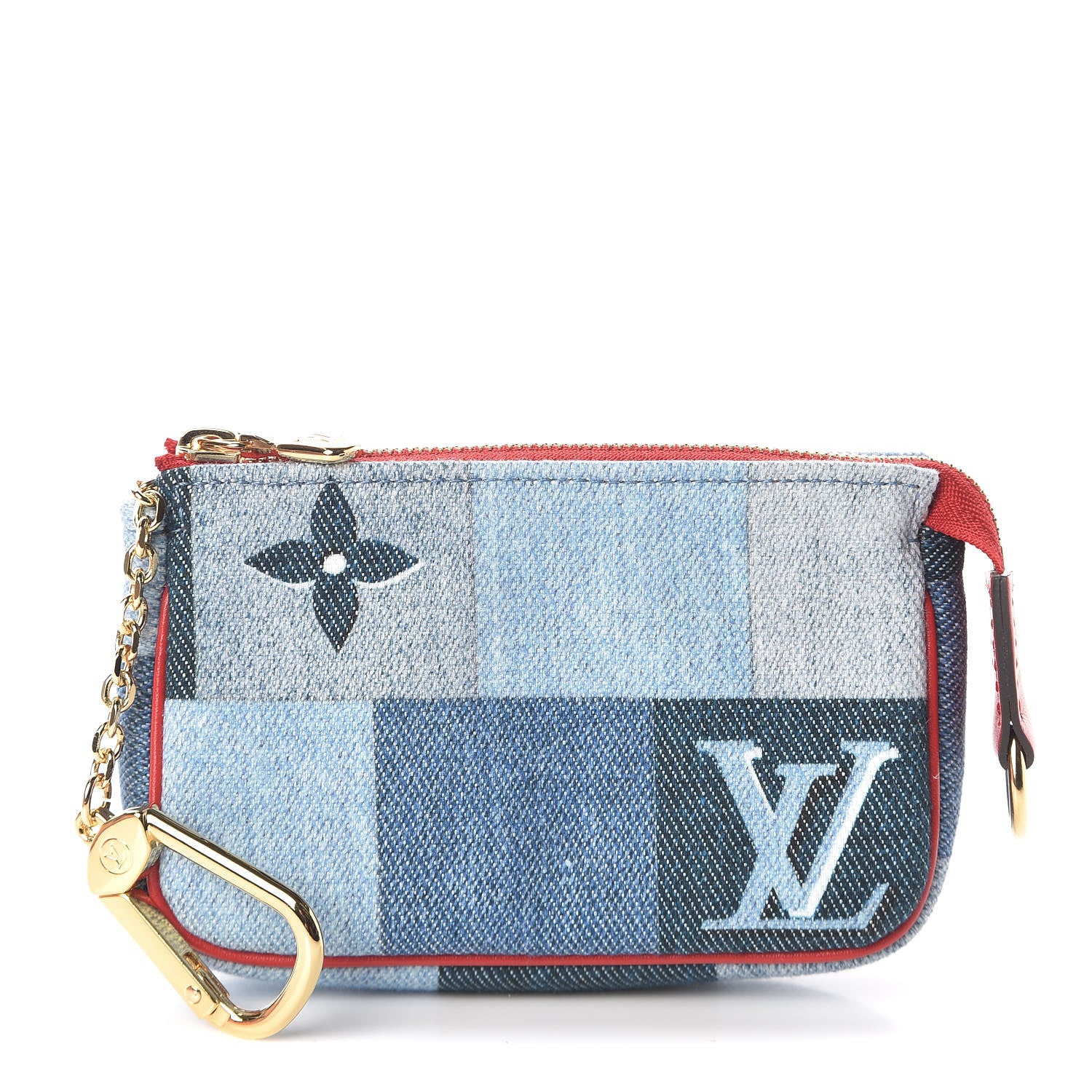 Louis Vuitton Denim Micro Pochette Accessories Denim Rouge 1 of 7