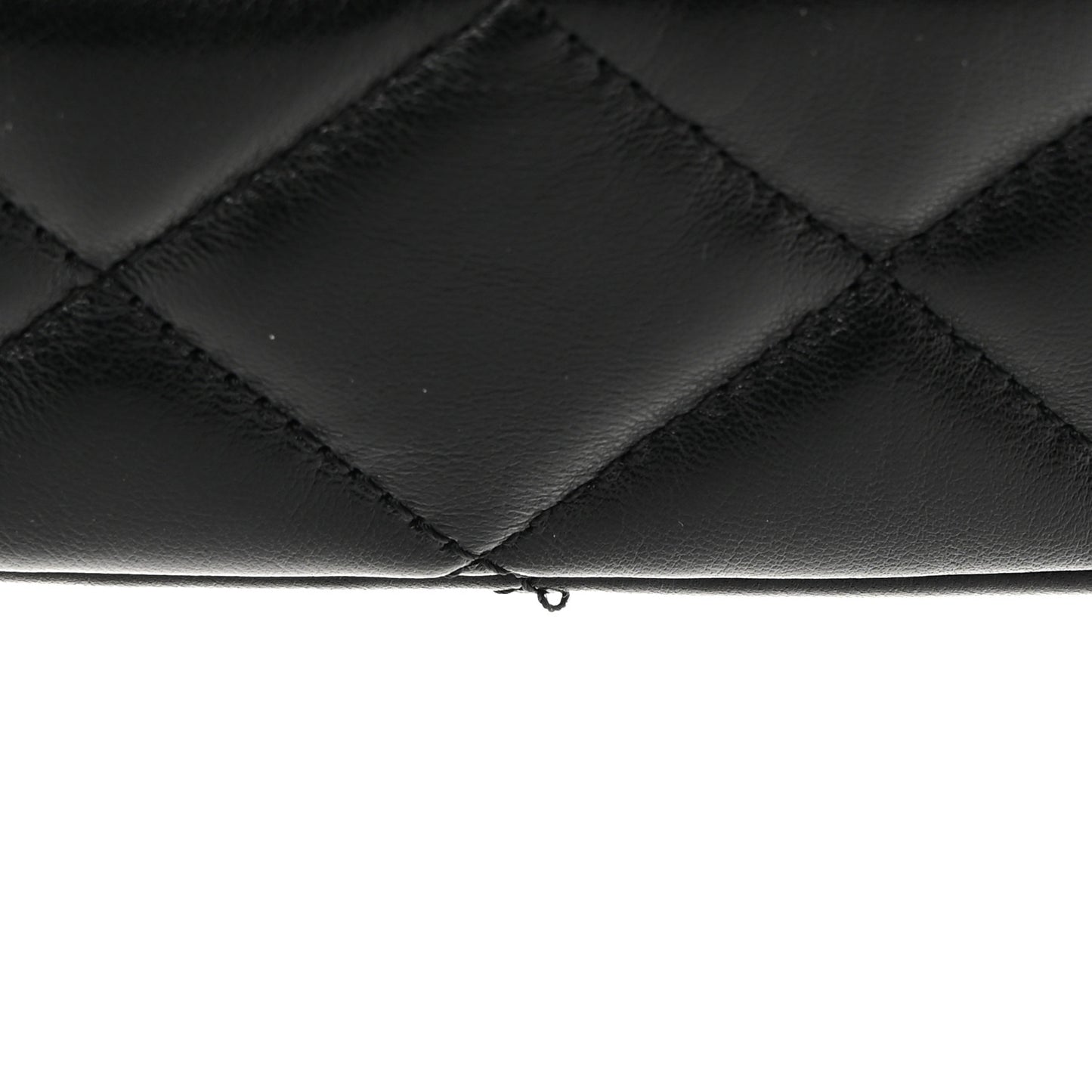 Lambskin Quilted Small Fancy Jewel Flap Black