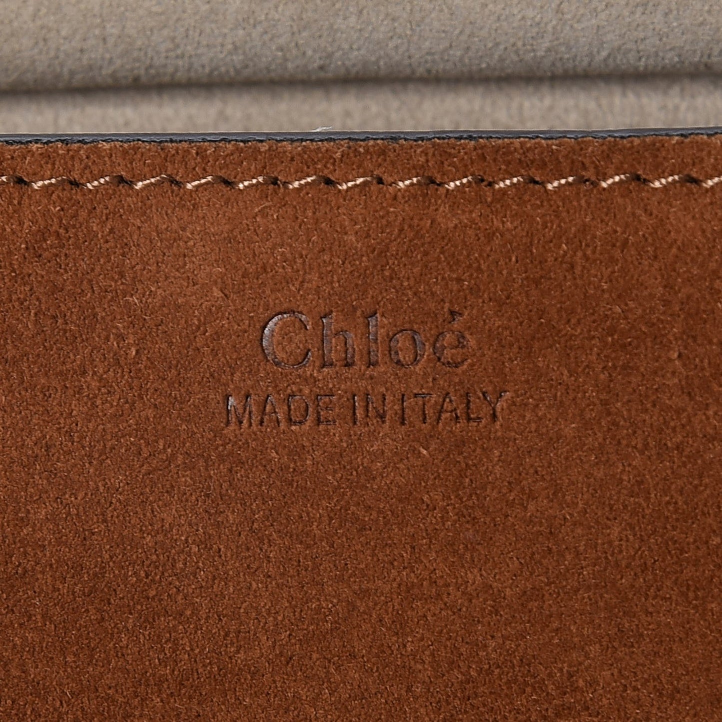 Suede Smooth Calfskin Studded Drew Shoulder Bag Caramel