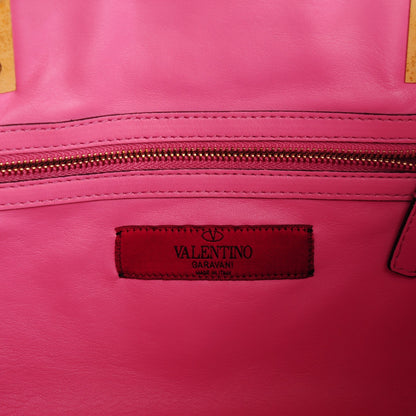 Valentino Garavani Vitello Small Monkey Scarab Tote Pink 7 of 7