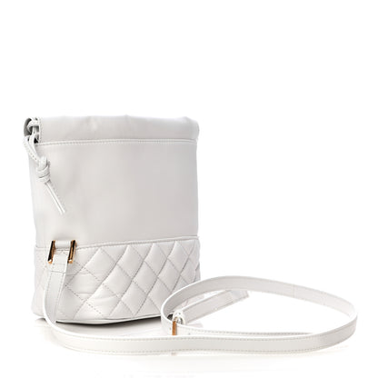 Versace Nappa Quilted Medusa Bucket Bag White 3 of 10