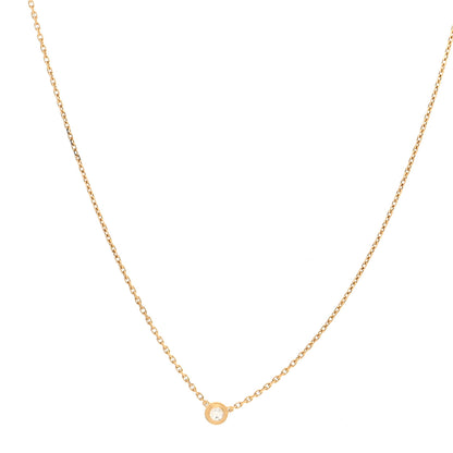 Cartier 18K Yellow Gold Diamond XS D'Amour Pendant Necklace 1 of 4